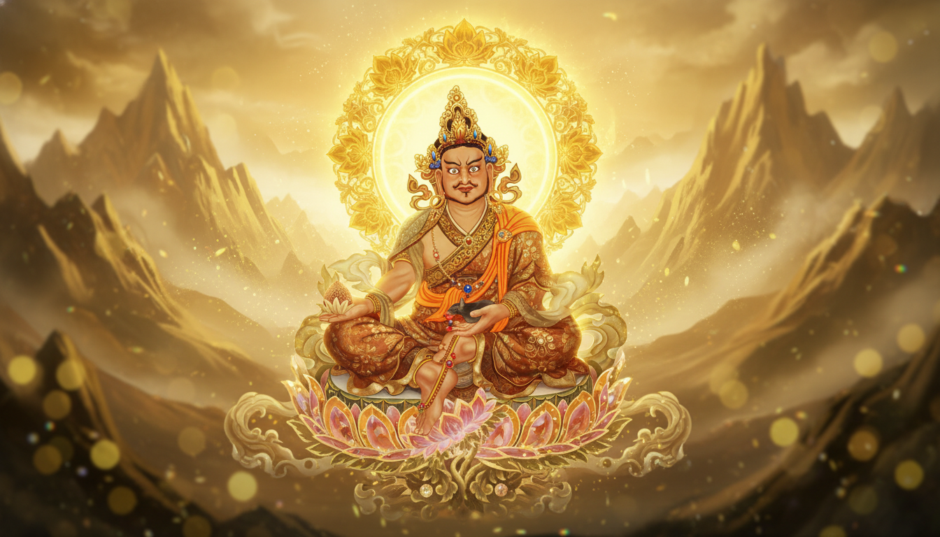 Yellow Jambhala - Vajrayana deity of abundance, generosity, and good fortune